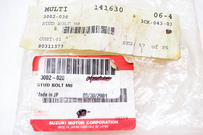 New OEM Arctic Cat 3002-020 Stud Bolt M8 NOS