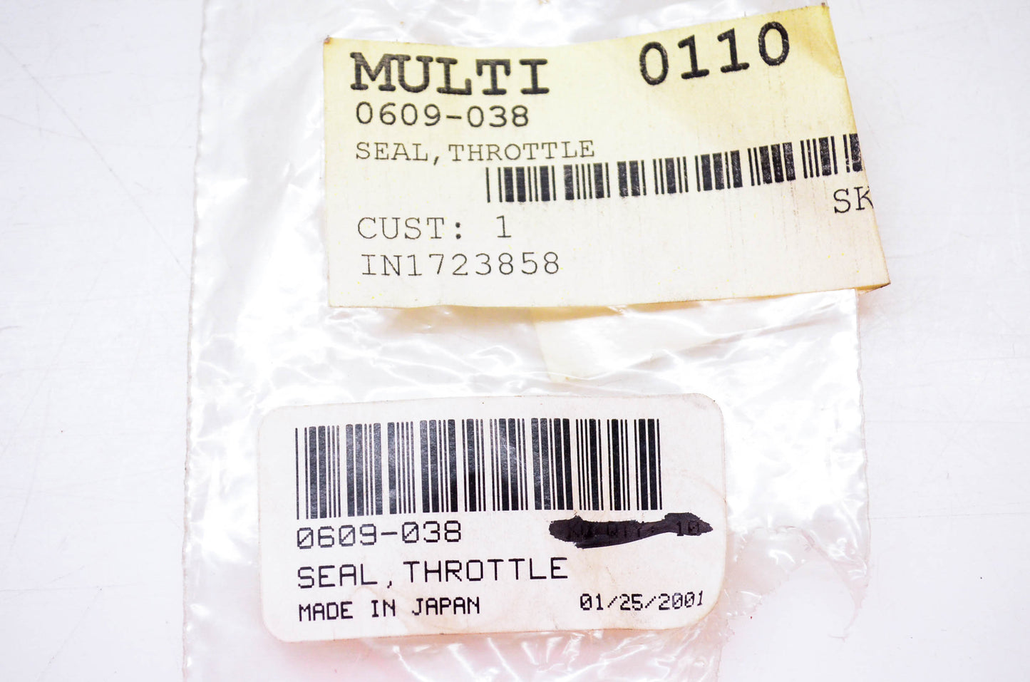 New OEM Arctic Cat 0609-038 Throttle Seal NOS