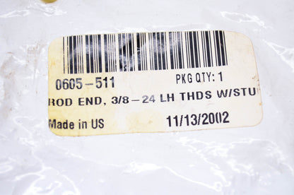 New OEM Arctic Cat 0605-511 Rod End W/Stud Left Hand Threads 3/8-24 NOS