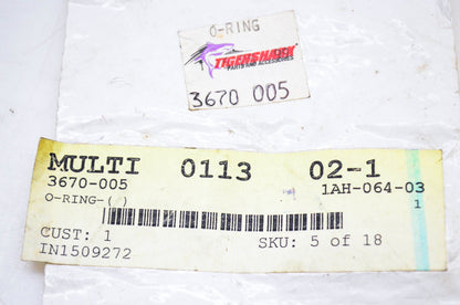 New OEM Arctic Cat 3670-005 Tigershark O Ring NOS
