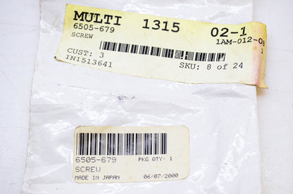 New OEM Arctic Cat 6505-679 Screw NOS