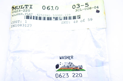 New OEM Arctic Cat 0623-220 Flat Washer .625IDx1.50ODX.109 NOS