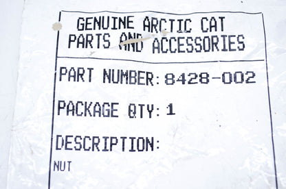 New OEM Arctic Cat 8428-002 Hex Flange Nut Clinch Lock NOS