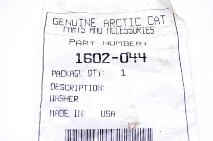 New OEM Arctic Cat 1602-044 Thrust Washer ID .625x.126xOD 1.125 NOS