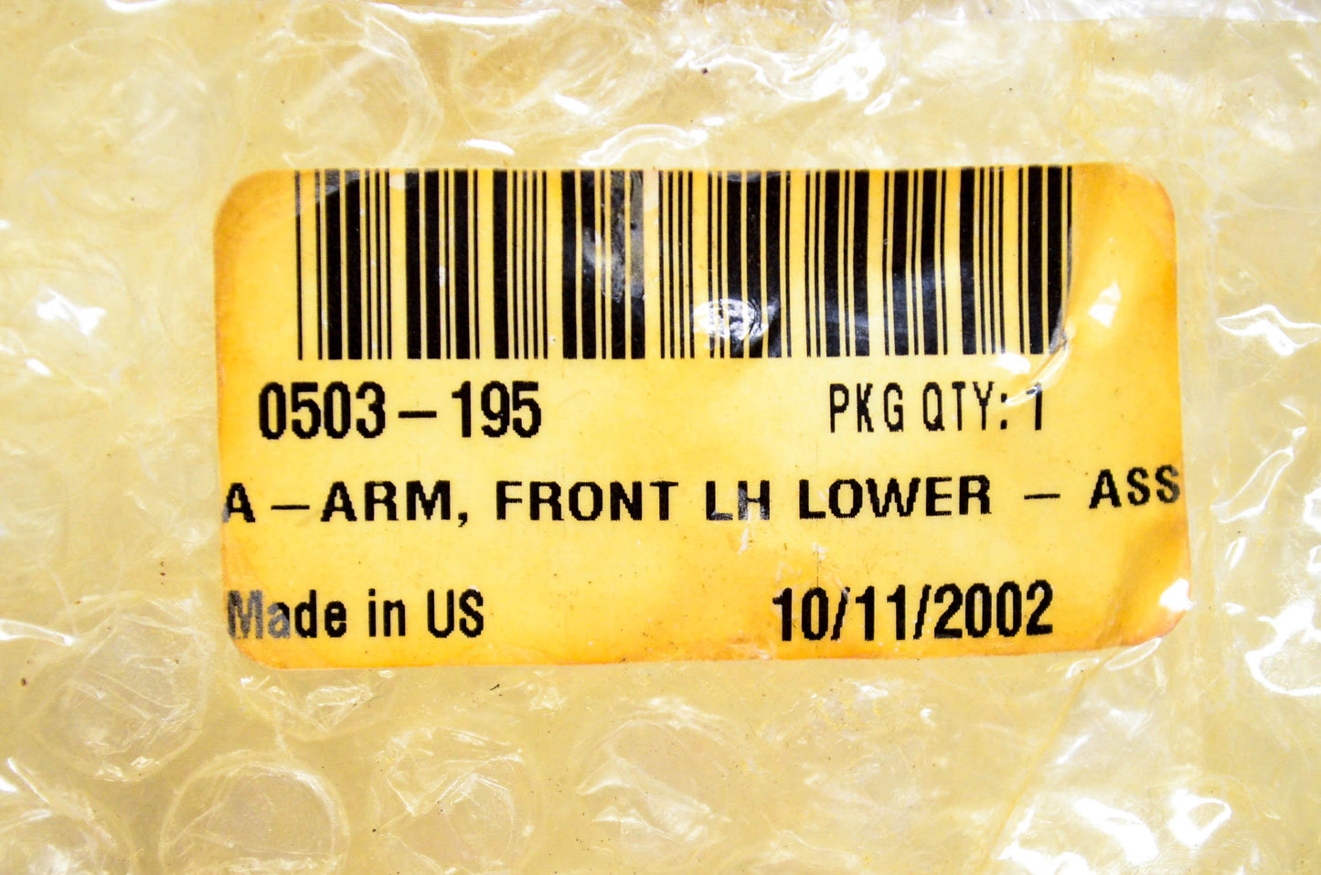 New OEM Arctic Cat 0503-195 Left Hand Lower Front A-Arm Assembly NOS