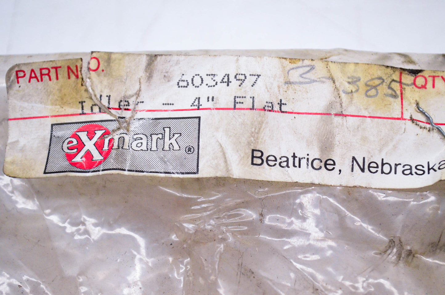 Exmark 1-603497 Idler Pulley NOS