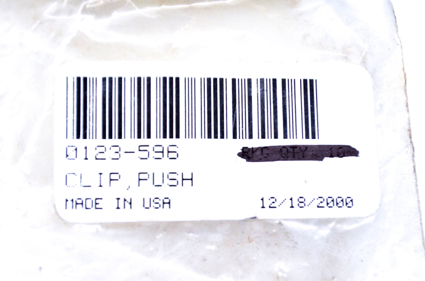 New OEM Arctic Cat 0123-596 Push Clip NOS