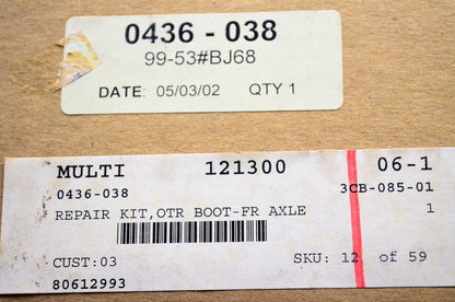 New OEM Arctic Cat 0436-038 Outer Boot Front Axle Repair Kit NOS