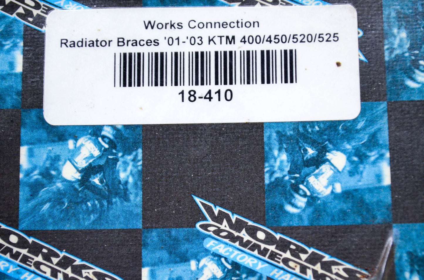 Works Connection 18-410 Radiator Braces Kit 01'-03' KTM 400/450/520/525 NOS