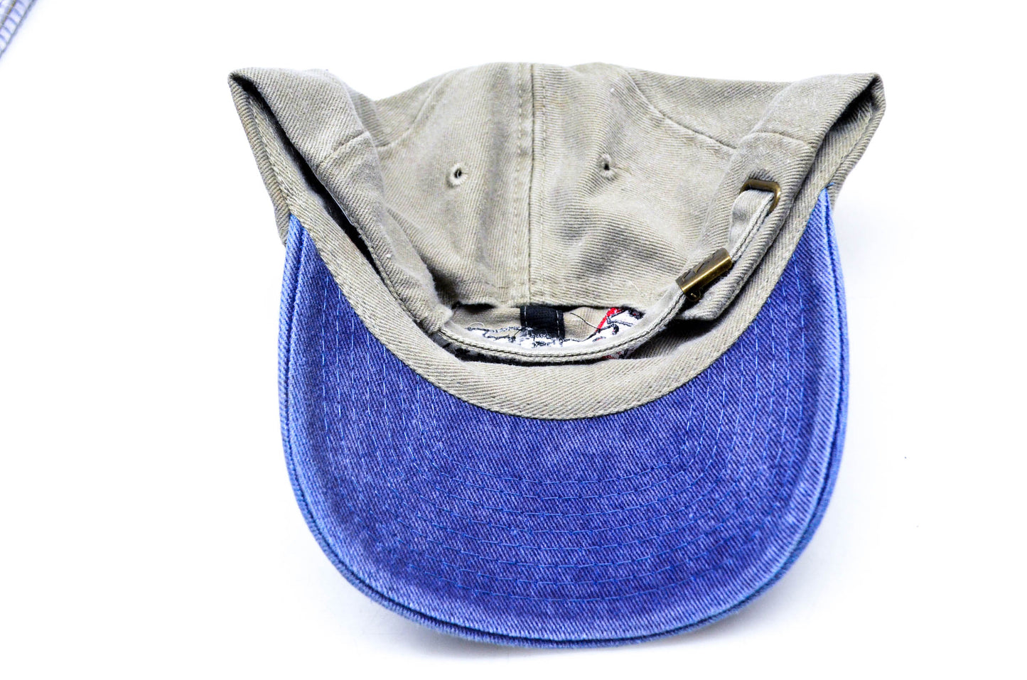 Exmark 3306 Strapback Hat Beige/Blue Bill NOS
