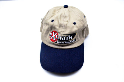 Exmark Strapback Hat Tan/Dark Blue Bill NOS