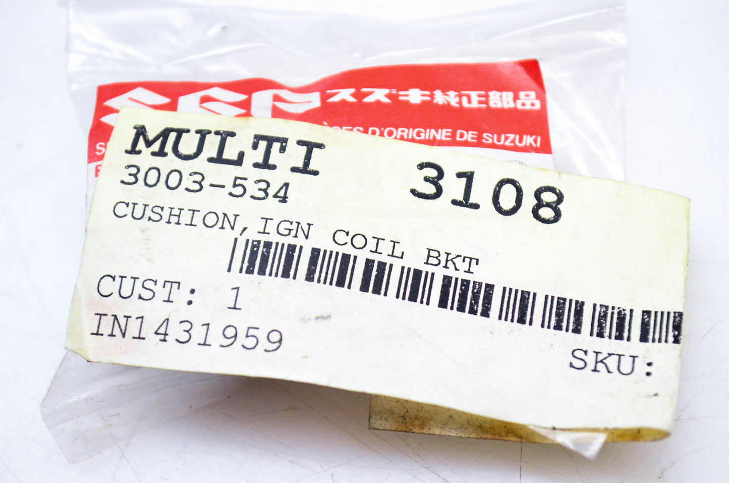 New OEM Arctic Cat 3003-534 Ignition Coil Bracket Cushion NOS