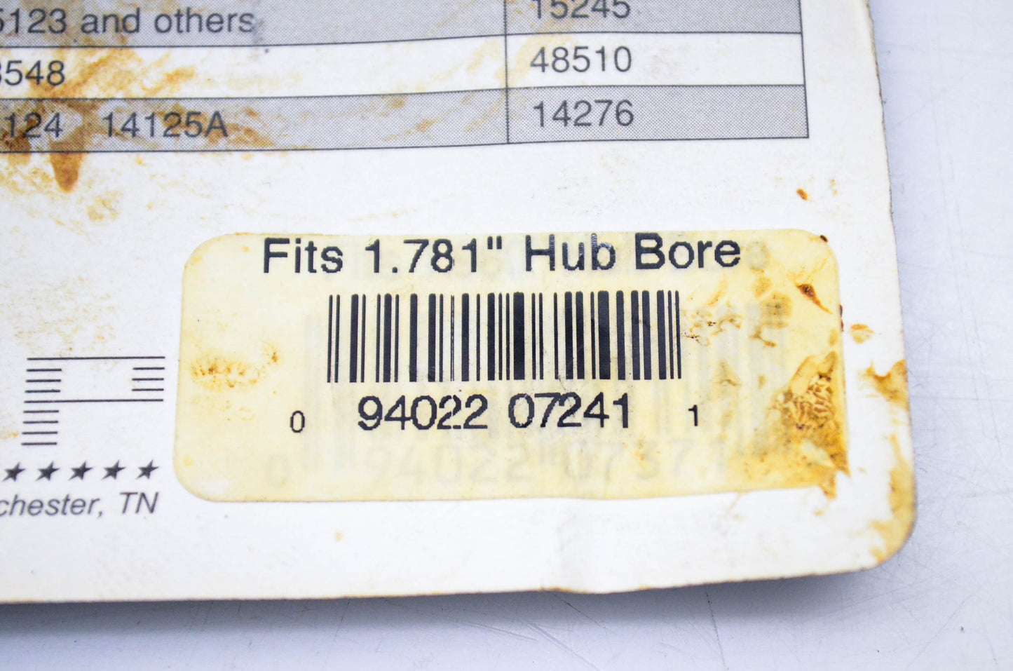 Trailer Buddy 94022 07241, 94022-07241 Stainless Steel Wheel Bearing Protector 1.781" Hub Bore Qty 2 NOS