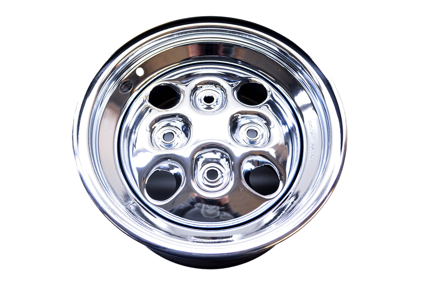 New OEM Arctic Cat 1402-036, 042202 Wheel Rim 12"x6.5 Assembly Urethane Chrome NOS