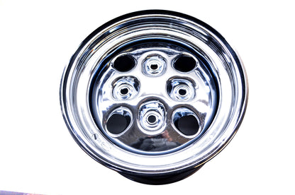 New OEM Arctic Cat 1402-037 Wheel Rim 12"x8.0 Assembly Urethane Chrome NOS