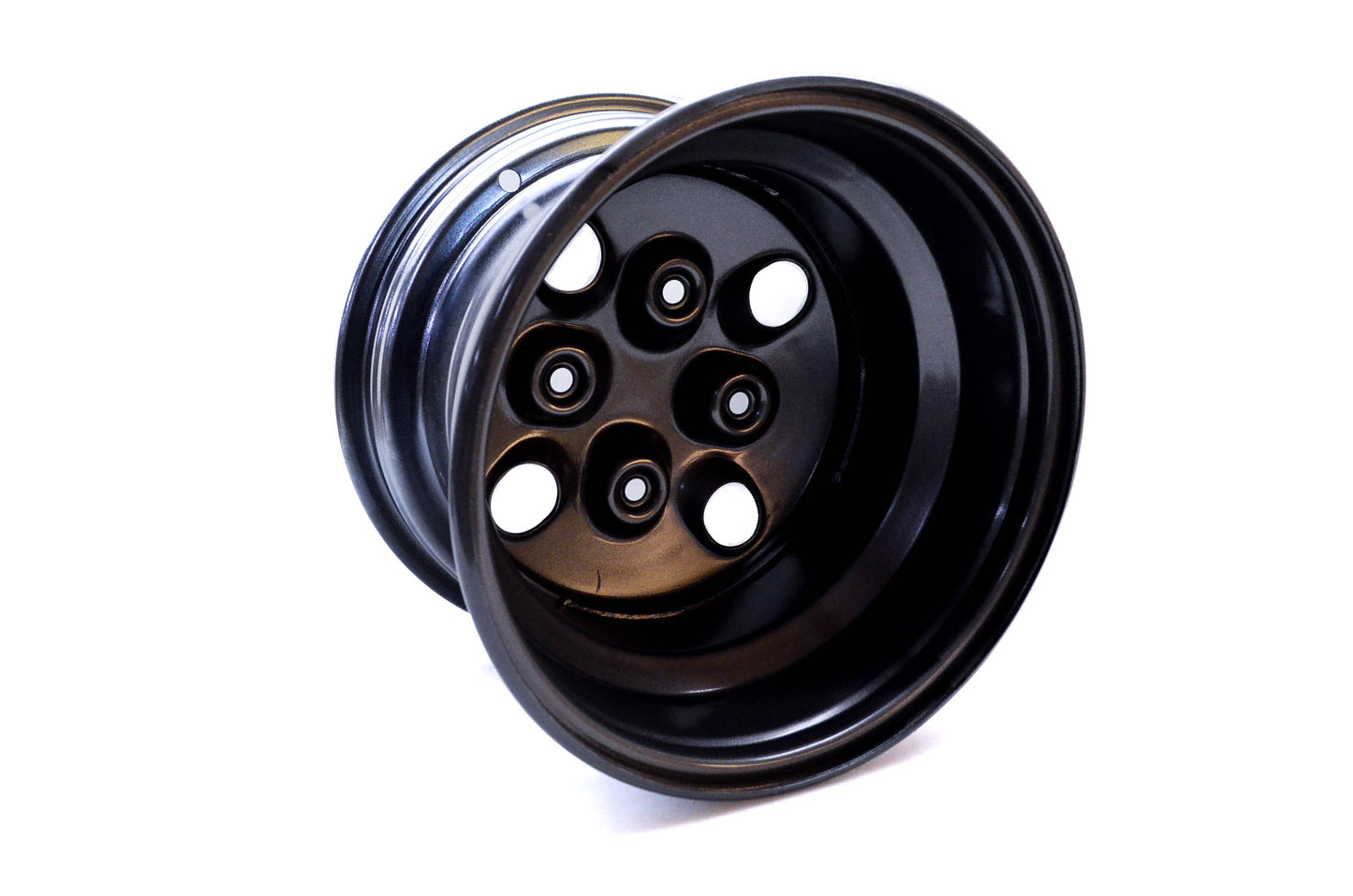 New OEM Arctic Cat 1402-037 Wheel Rim 12"x8.0 Assembly Urethane Chrome NOS