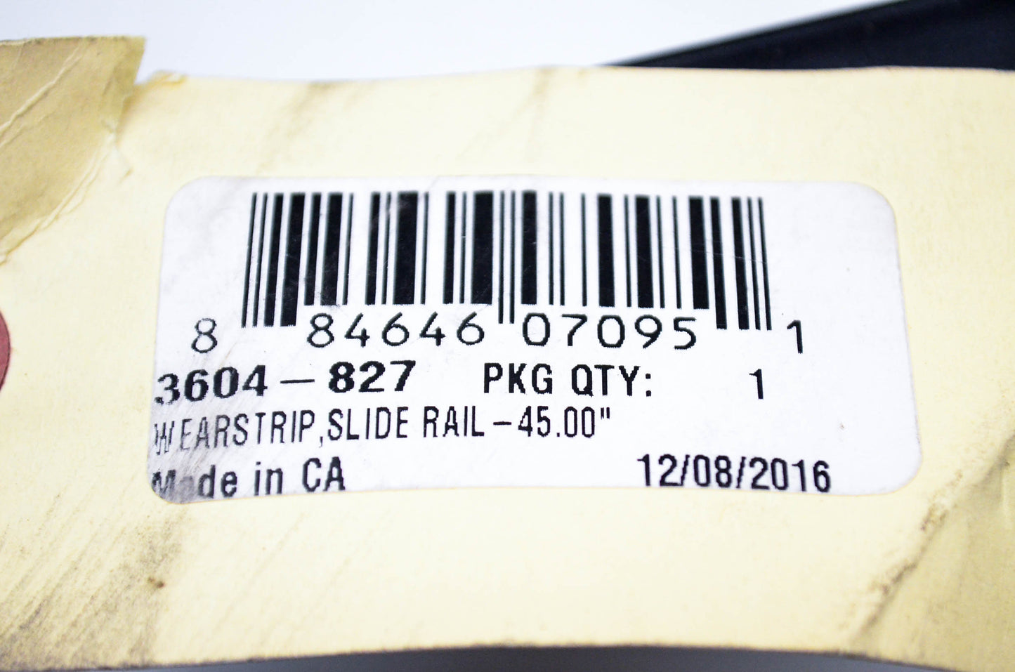 New OEM Arctic Cat 3604-827 Slide Rail Wearstrip 45" NOS