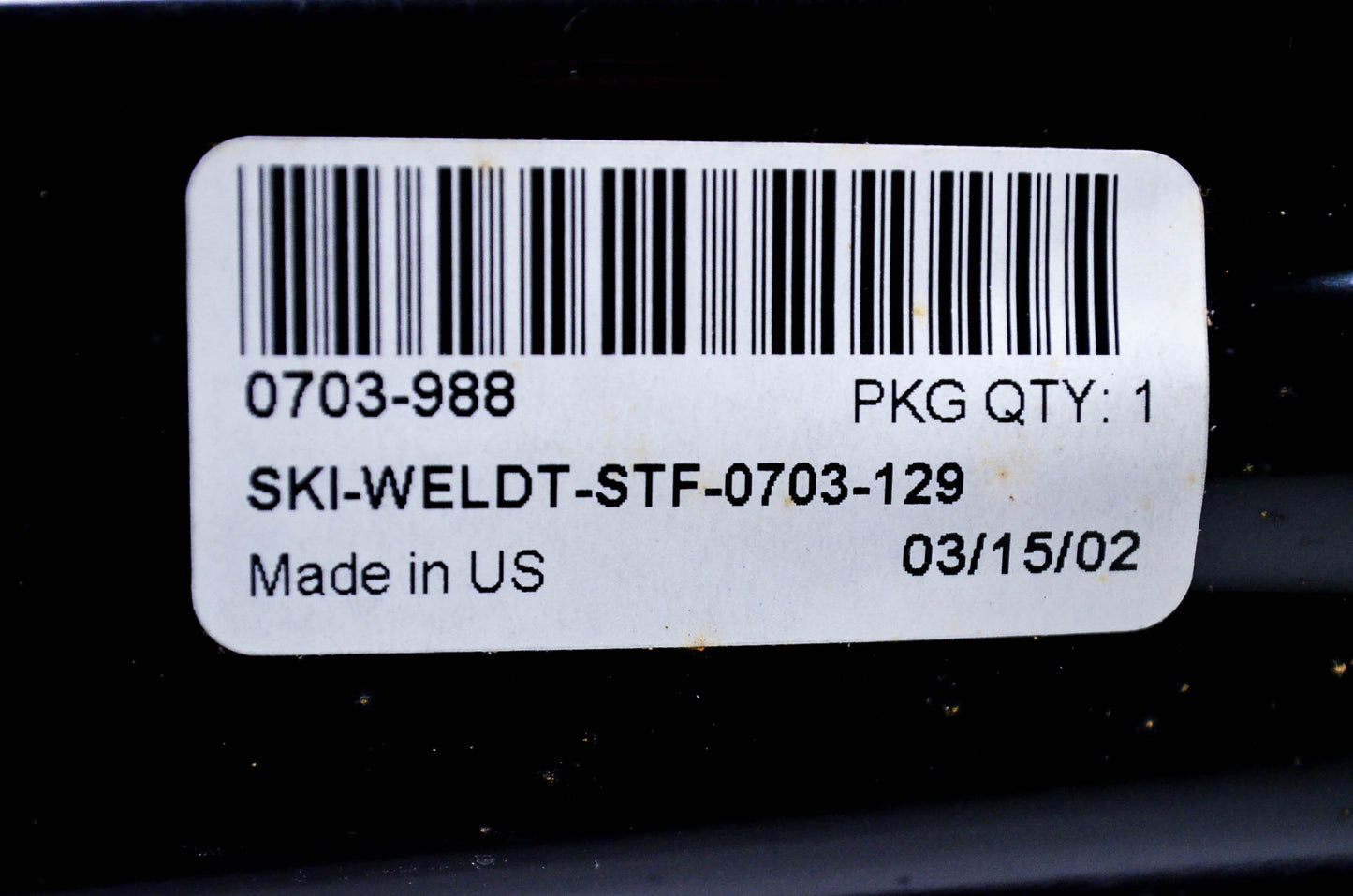 New OEM Arctic Cat 0703-988 Ski-Weldt-STF-0703-129 NOS