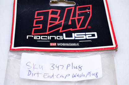 Yoshimura 347PLUG Dirt End-Cap Wash Plug NOS