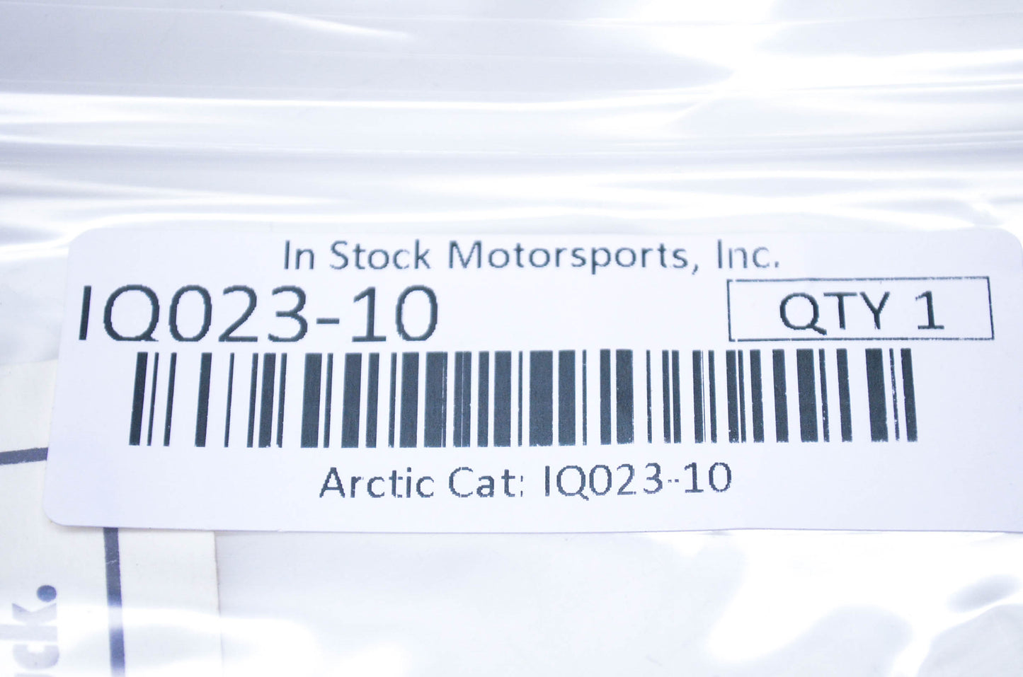 New OEM Arctic Cat White Sticker Decal 8"x1 1/4" NOS