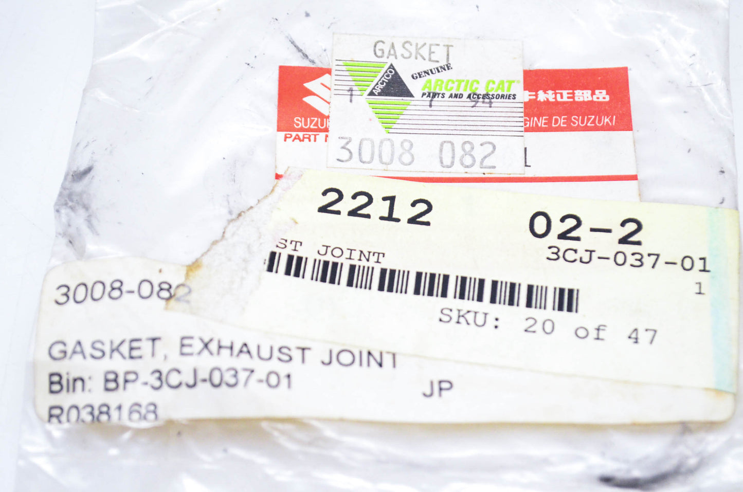New OEM Arctic Cat 3008-082 Exhaust Joint Gasket NOS