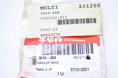 New OEM Arctic Cat 3010-264 Circlip M12 NOS
