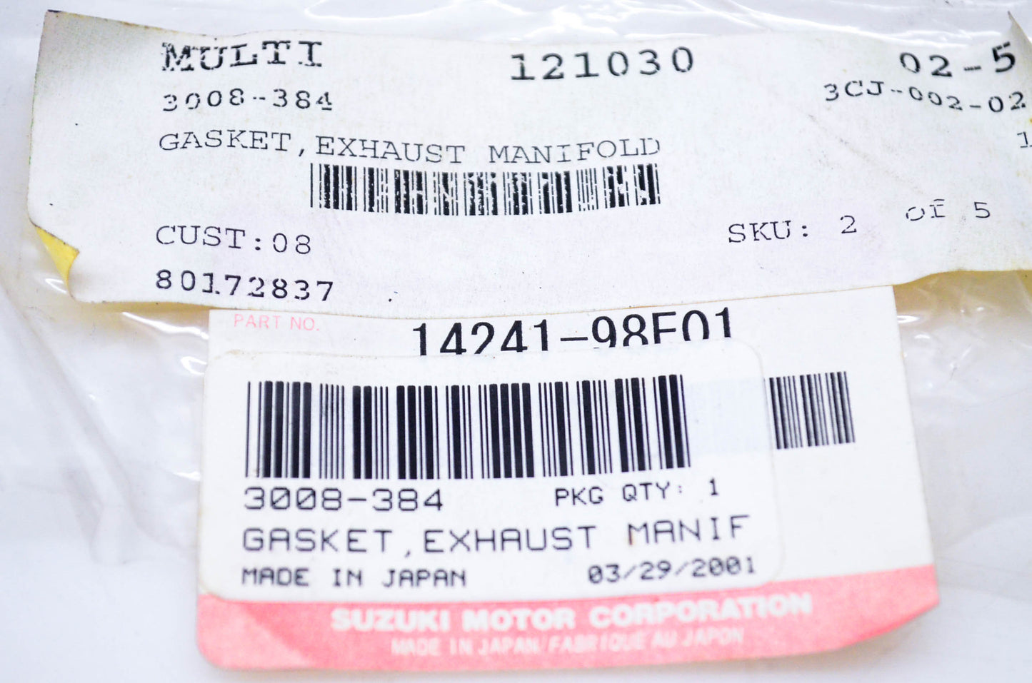 New OEM Arctic Cat 3008-384 Exhaust Manifold Gasket NOS