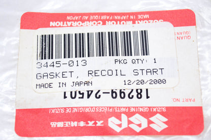 New OEM Suzuki 18299-24501 Recoil Start Gasket NOS