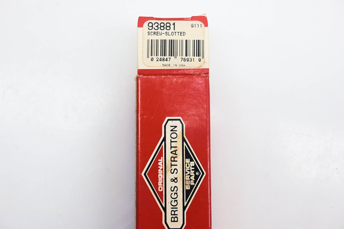 New OEM Briggs & Stratton 93881 Air Cleaner Slotted Screw NOS