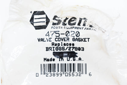 Stens 475-020, 27803 Valve Cover Gasket NOS