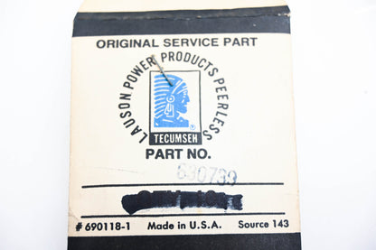 New OEM Tecumseh 630739 Idle Mix Screw Washer NOS