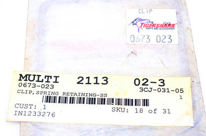 New OEM Arctic Cat 0673-023 Tigershark SS Spring Retaining Clip NOS