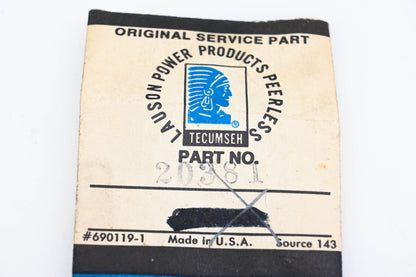 New OEM Tecumseh 20381 Retaining Rings Qty 2 NOS