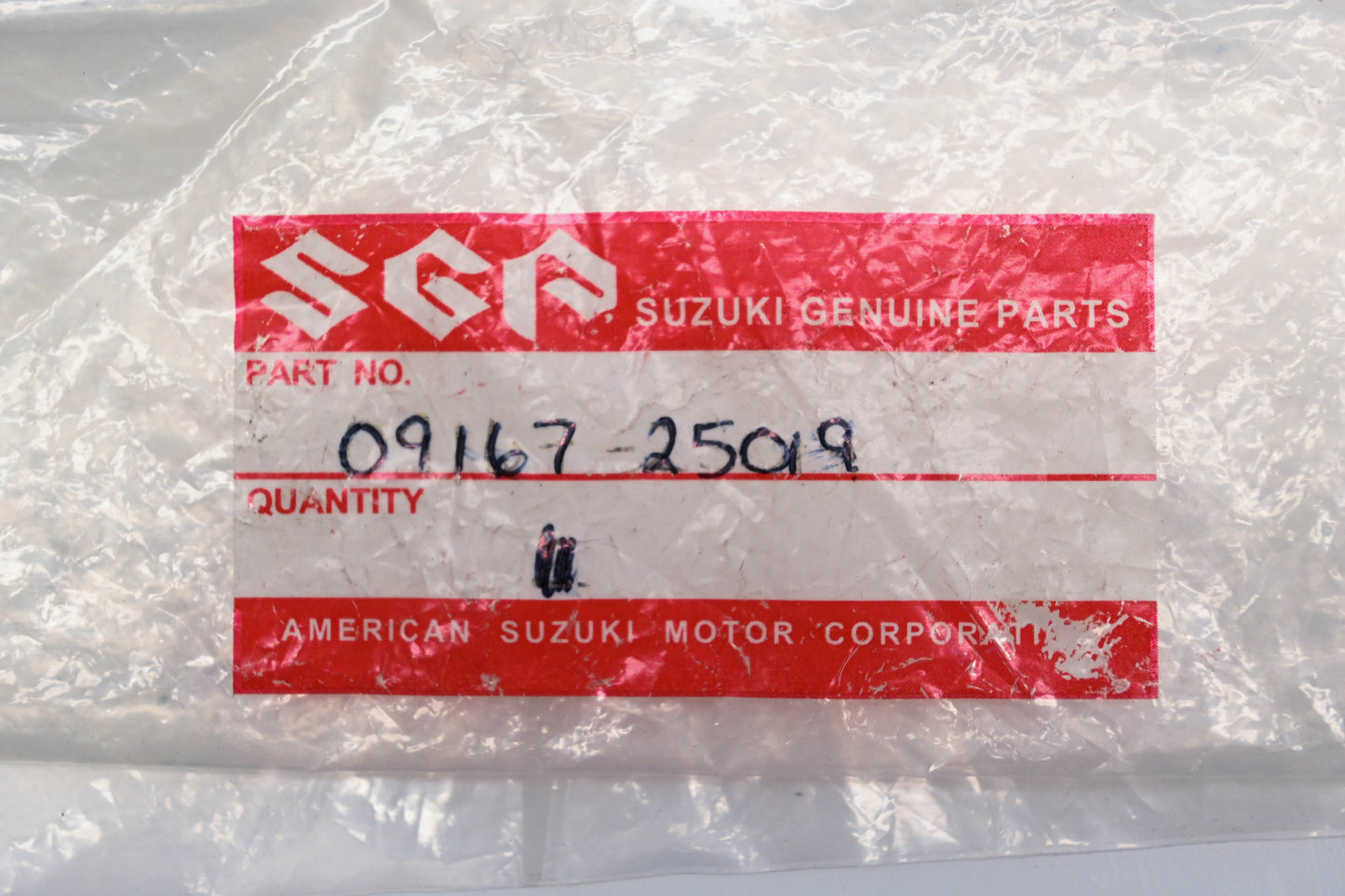 New OEM Suzuki 09167-25019 Lock Washer NOS