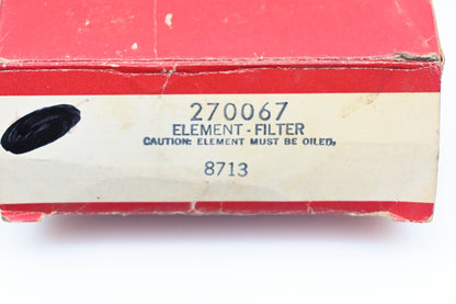 New OEM Briggs & Stratton 270067 Air Filter NOS