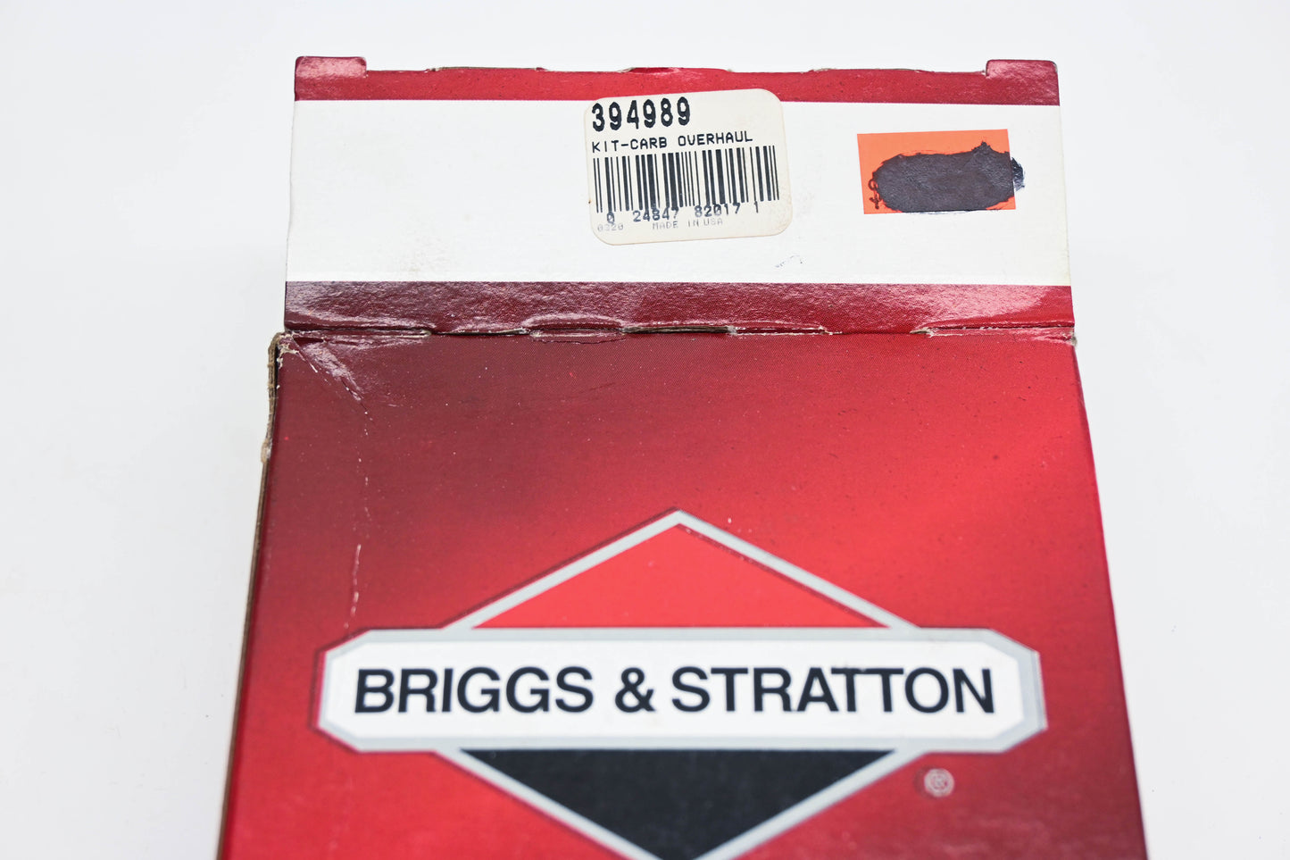 New OEM Briggs & Stratton 394989 Carburetor Overhaul Kit NOS