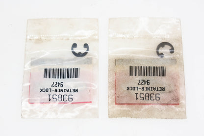 New OEM Briggs & Stratton 93851 Lock Retainer Rings Qty 2 NOS