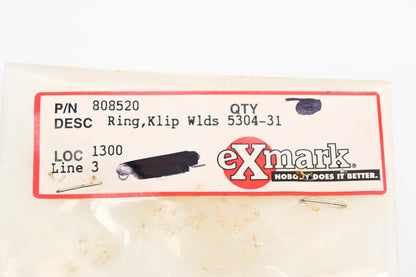 Exmark 808520, 5304-31 Clip Ring NOS