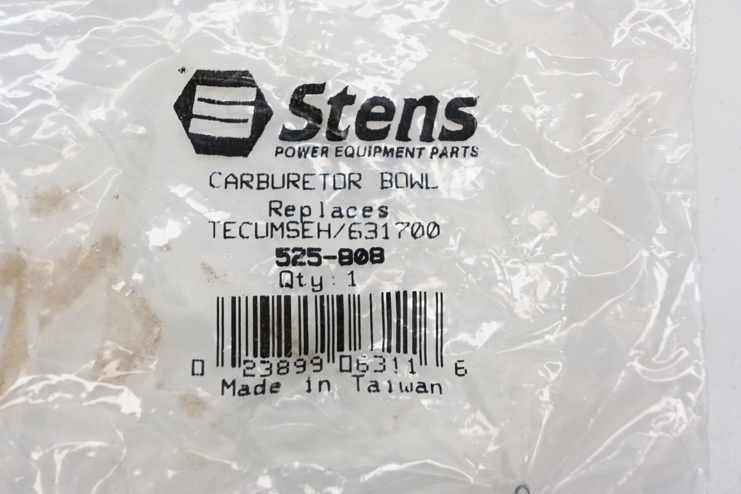 Stens 525-808, 631700 Carburetor Bowl NOS