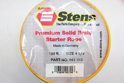 Stens 146-035 Solid Braid Starter Rope #4 1/2 30' NOS