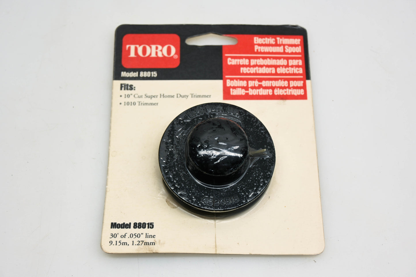 Toro 88015 Electric Trimmer Prewound Spool .050" 30' NOS