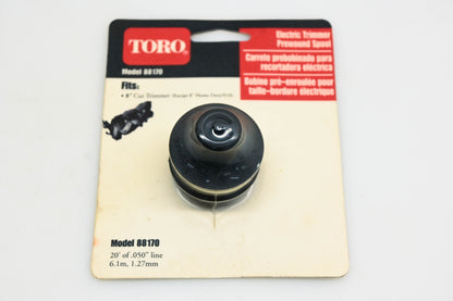 Toro 88170 Electric Trimmer Prewound Spool .50" 20' NOS