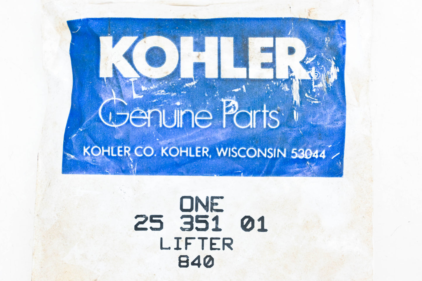 Kohler 2535101 Lifter NOS