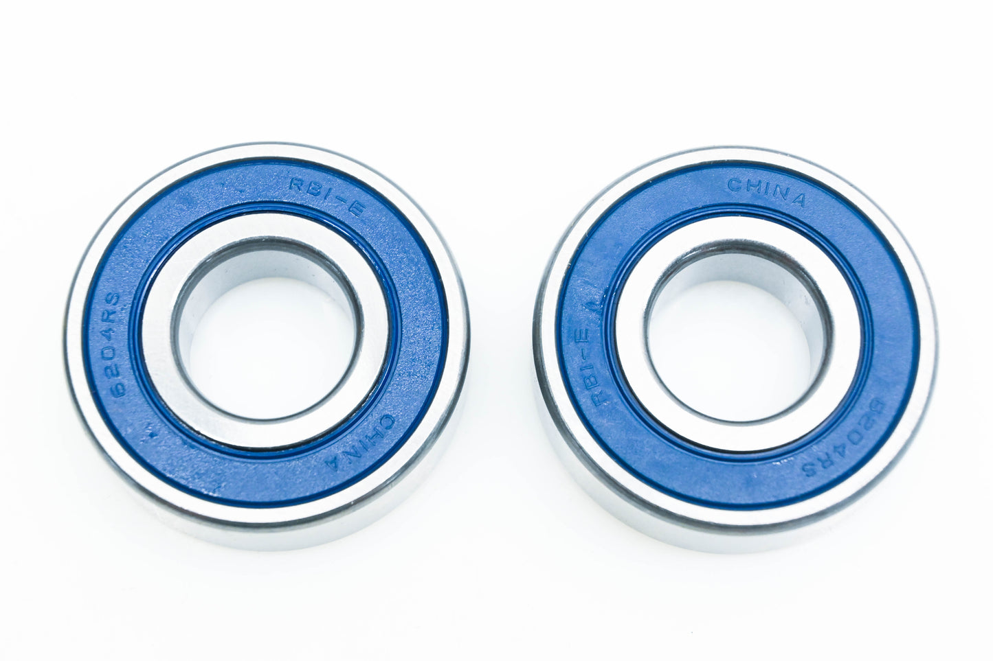 RBI 6204-2RS 20mm Ball Bearings Qty 2 NOS
