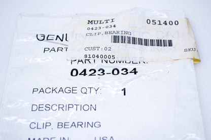 New OEM Arctic Cat 0423-034 Bearing Clip NOS