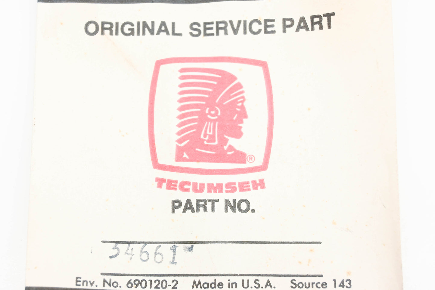 New OEM Tecumseh 34661 Governor Link NOS