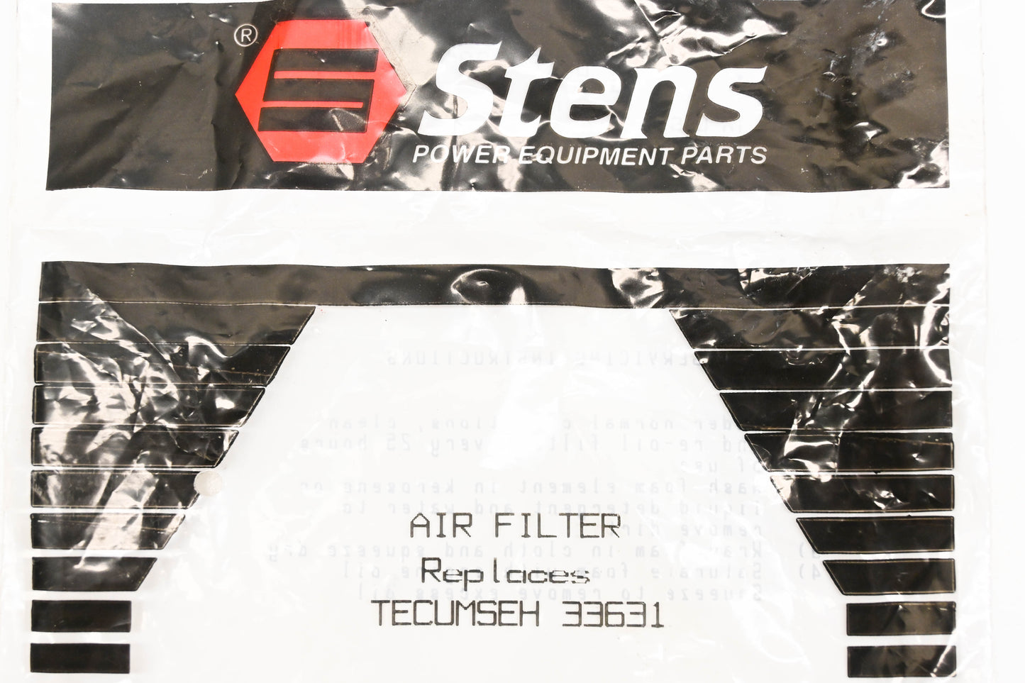 Stens 100-655, 33631 Air Filter NOS