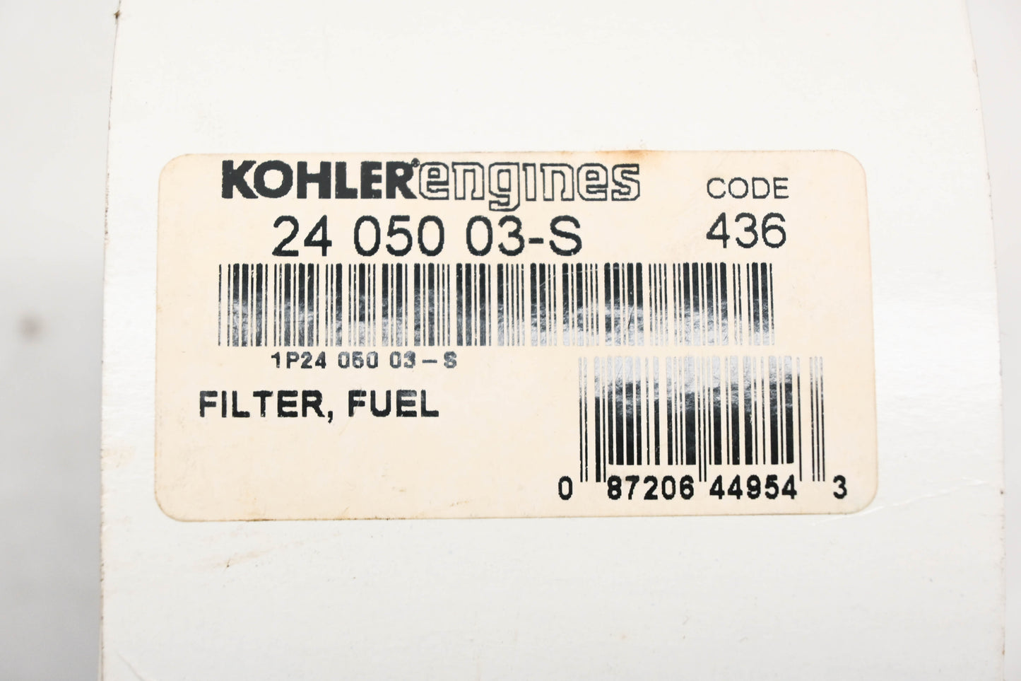 Kohler 2405003-S, 450905002 Bosch Fuel Filter NOS