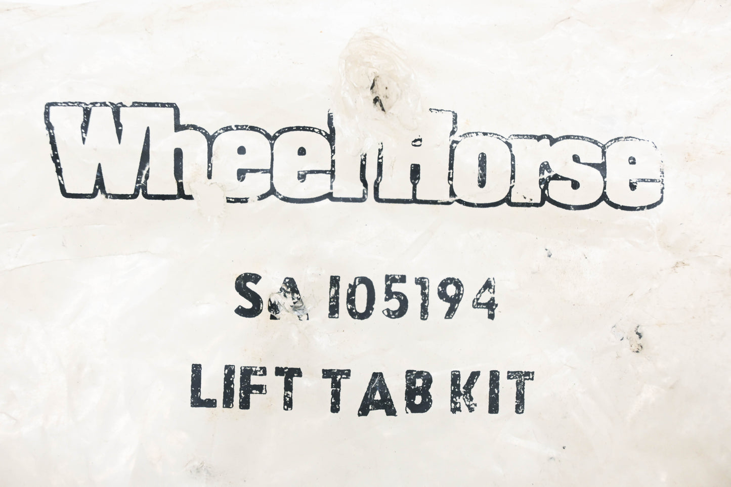 Wheel Horse 105194 Lift Tab Kit NOS