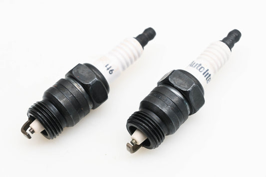 Autolite 46 Spark Plugs Qty 2 NOS
